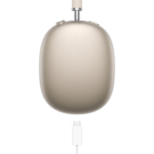 Apple - AirPods Max (USB-C) - Starlight, Starlight, hires