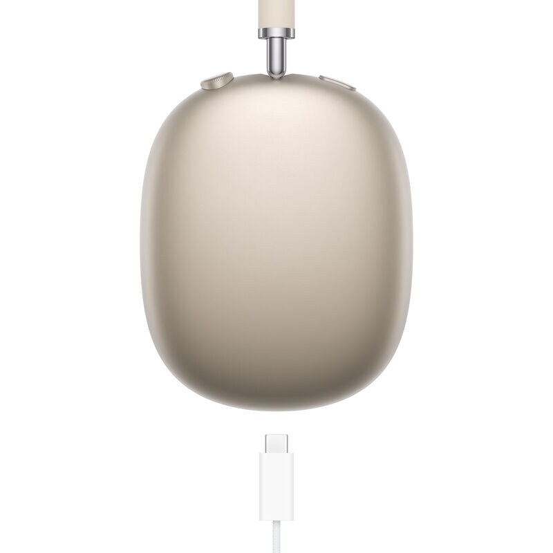 Apple - AirPods Max (USB-C) - Starlight, Starlight, hires