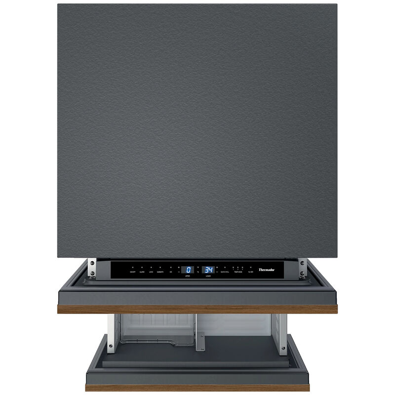 Thermador 24 in. 4.3 cu. ft. Double Refrigerator & Freezer Drawer with Professional handles - Stainless Steel, , hires