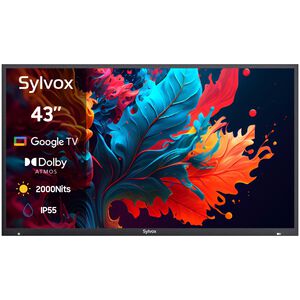 Sylvox - Pool Pro 2.0 43" Class Full Sun 4K UHD QLED Smart Google Outdoor TV, , hires