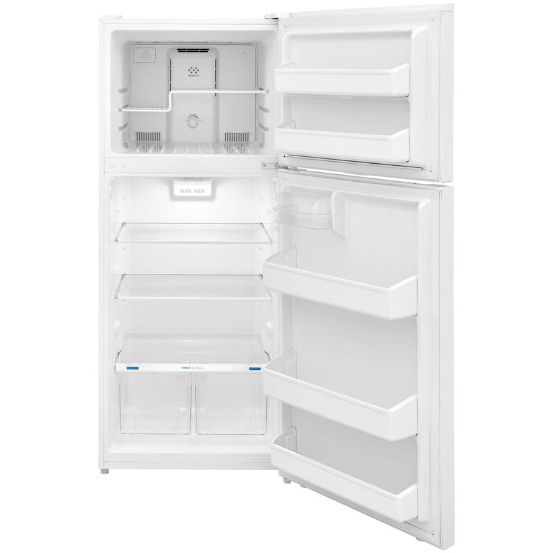 Frigidaire 28 in. 17.6 cu. ft. Top Freezer Refrigerator - White, White, hires