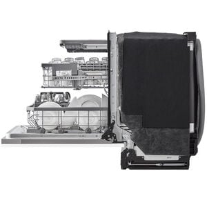 LG Studio 24 in. Top Control Flush-Mount Smart Dishwasher with 45 dBa Sound Level, 3rd-Rack & Dynamic Dry - Custom Panel Ready, , hires