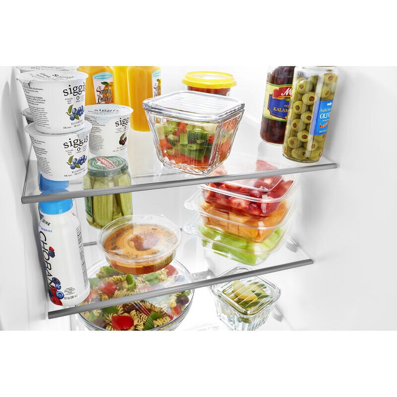 Whirlpool 36 in. 24.5 cu. ft. Side by Side Refrigerator with Ice & Water Dispenser - Black, Black, hires