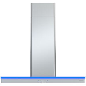 Zephyr Luce Series 30 in. Convertible Chimney Style Range Hood with 600 CFM, 5 Fan Speeds & 2 LED Lights - Stainless Steel, , hires