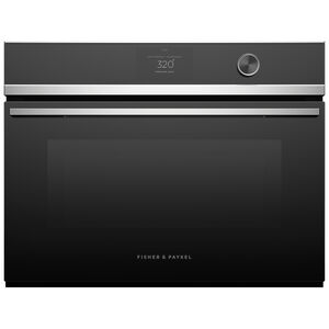 Fisher & Paykel Series 9 24 in. 1.7 cu. ft. Electric Smart Wall Oven with True European Convection - Stainless Steel, , hires