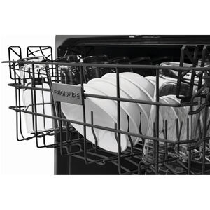 Frigidaire 24 in. Built-In Dishwasher with Top Control, 52 dBA Sound Level, 14 Place Settings, 4 Wash Cycles & Sanitize Cycle - White, White, hires