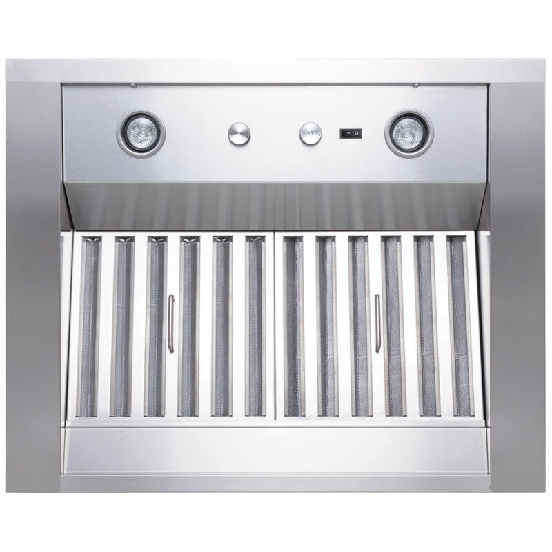 Best Classico Poco Series 60 in. Canopy Pro Style Range Hood with Ducted Venting & 4 Halogen Lights - Stainless Steel, , hires