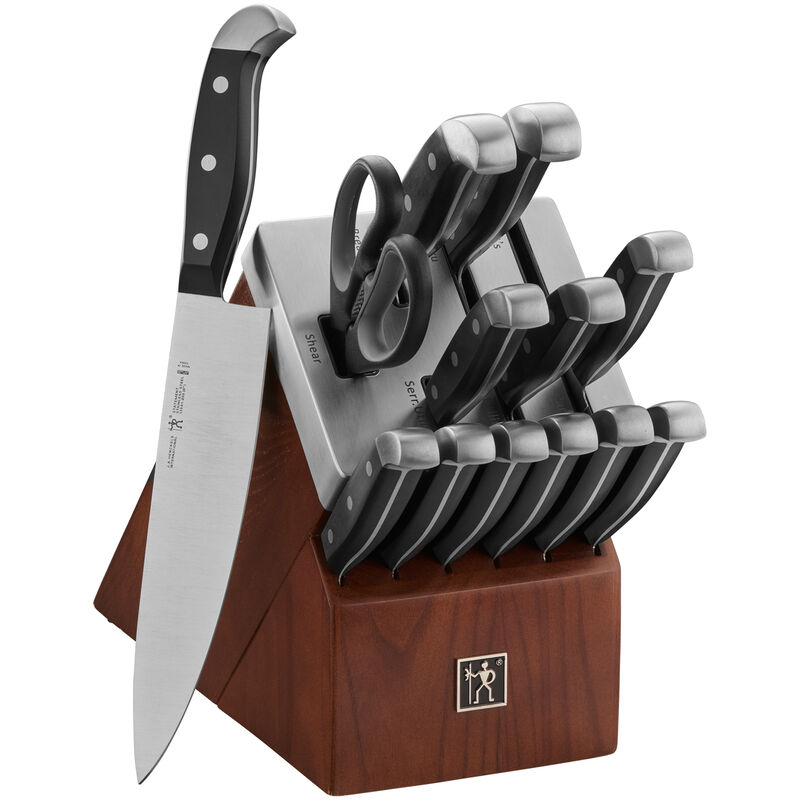 Henckels Statement Self-Sharpening Wood Knife Block Combo - Set of