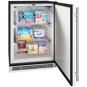 U-Line 24 in. 4.8 cu. ft. Upright Compact Freezer with Digital Control - Stainless Steel, , hires