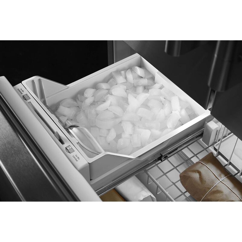 JennAir Rise 36 in. 21.9 cu. ft. Counter Depth French Door Refrigerator with Internal Water Dispenser - Stainless Steel, , hires