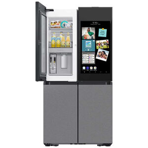 Samsung Bespoke 36 in. 28.6 cu. ft. Smart 4-Door French Door Refrigerator with Internal Water Dispenser - Fingerprint Resistant Stainless, Fingerprint Resistant Stainless, hires