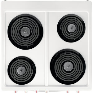 Frigidaire 24 in. 1.9 cu. ft. Electric Range with Coil Burners - White, White, hires