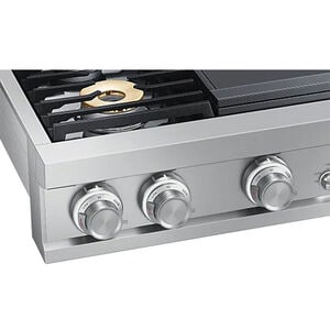 Dacor 48 in. 6-Burner Smart Natural Gas Rangetop with Griddle, Simmer Burner & Power Burner - Stainless Steel, , hires