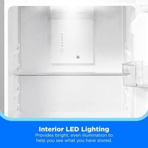 Midea 22 in. 10.1 cu. ft. Counter Depth Garage-Ready Top Freezer Refrigerator - Stainless Steel, , hires