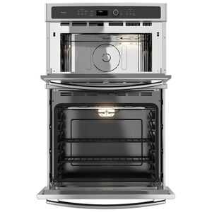 GE Profile 27" 6.0 Cu. Ft. Electric Double Wall Oven with True European Convection & Self Clean - Stainless Steel, , hires