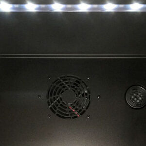 XO 24 in. Undercounter Wine Cooler with Metal Racks, Dual Temperature Zones & 46 Bottle Capacity - Black Glass, , hires