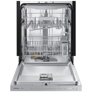 Samsung 24 in. Top Control Smart Dishwasher with 46 dBa Sound Level, 3rd-Rack, AutoRelease & Pocket - Stainless Steel, , hires