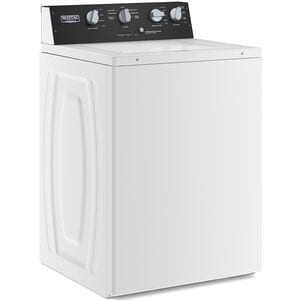 Maytag 27 in. 3.5 cu. ft. Top Load Washer with Dual-Action Agitator & Power Wash Cycle - White, , hires