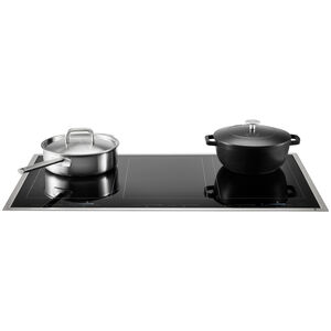 JennAir Lustre Stainless Series 6-Burner 36 in. Induction Cooktop with Simmer Burner - Stainless Steel, , hires