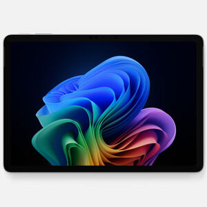 Microsoft Surface Pro 12 in. 2-in-1 Touch Screen Notebook with Copilot+PC, Qualcomm Snapdragon X Plus, 8-Core CPU, Qualcomm Adreno GPU, 16GB, 256GB UFS, up to 16Hrs of Battery Life & Windows 11 Home - Platinum, , hires