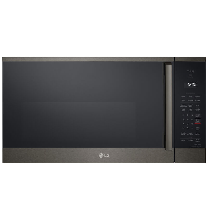 LG 30 in. 1.8 cu. ft. Smart Over-the-Range Microwave with 300 CFM & Sensor Cooking - PrintProof Black Stainless Steel, , hires