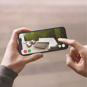 Ring - Floodlight Cam Wired Pro Outdoor Wireless 1080p Surveillance Camera - White, , hires