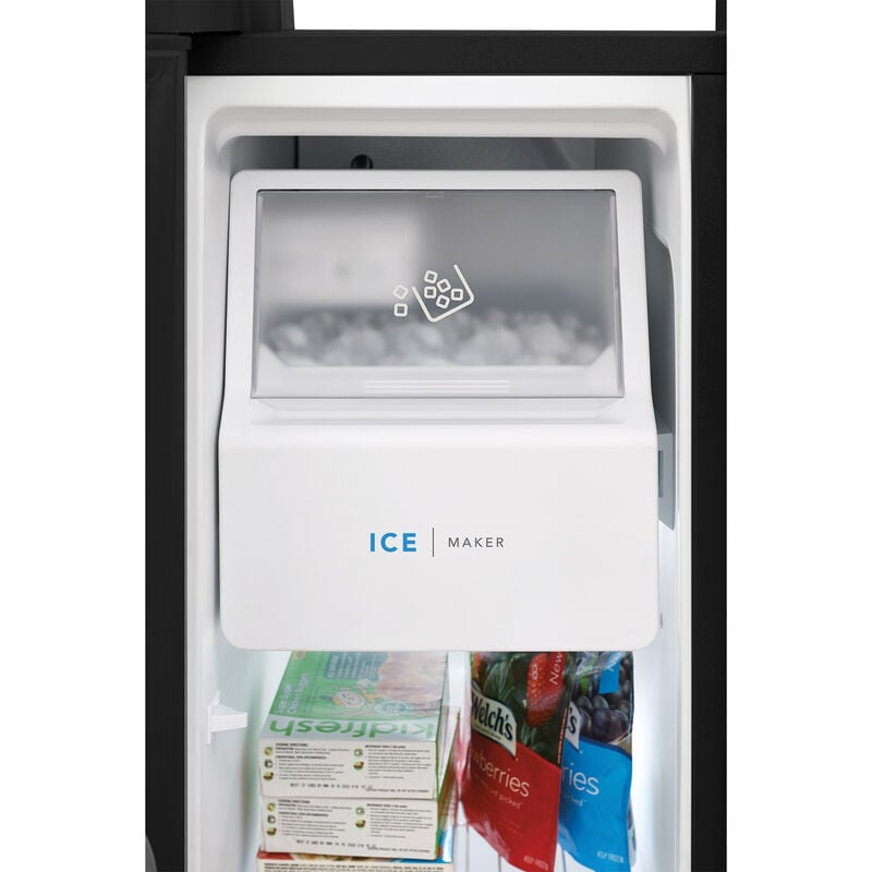 Frigidaire 36 in. 25.6 cu. ft. Side by Side Refrigerator with Ice & Water Dispenser - Black, Black, hires