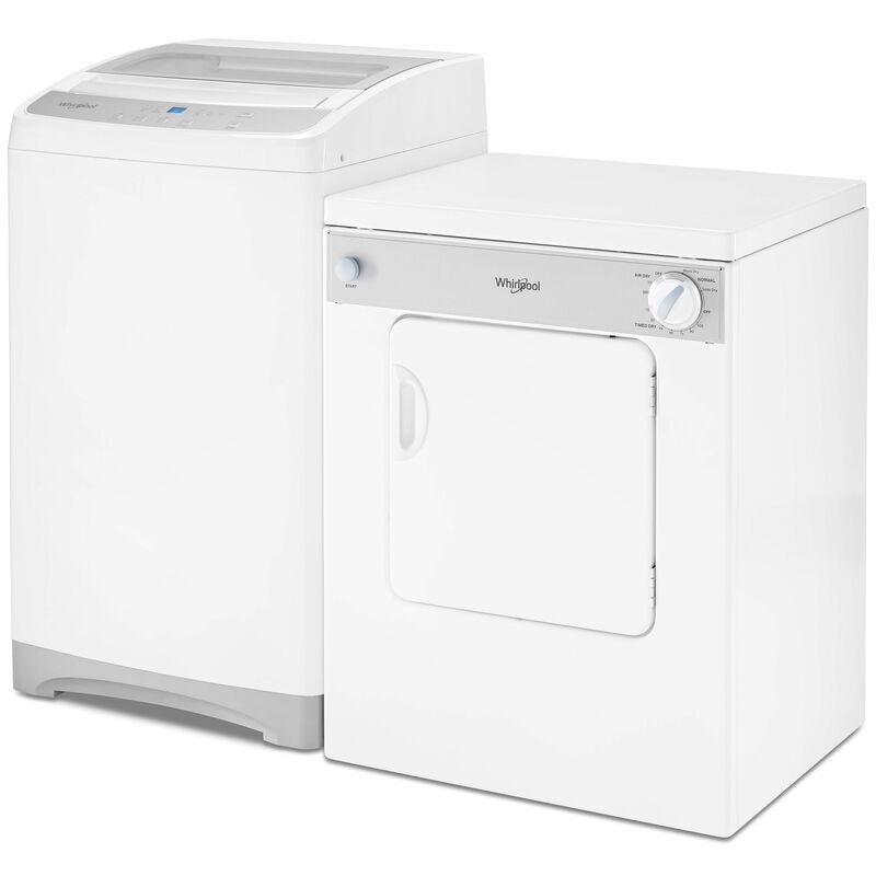 Whirlpool 21 in. 1.6 cu. ft. Portable Washer with Flexible Installation - White, , hires