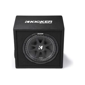 Kicker 12" 4 Ohm Ported Subwoofer Box, , hires