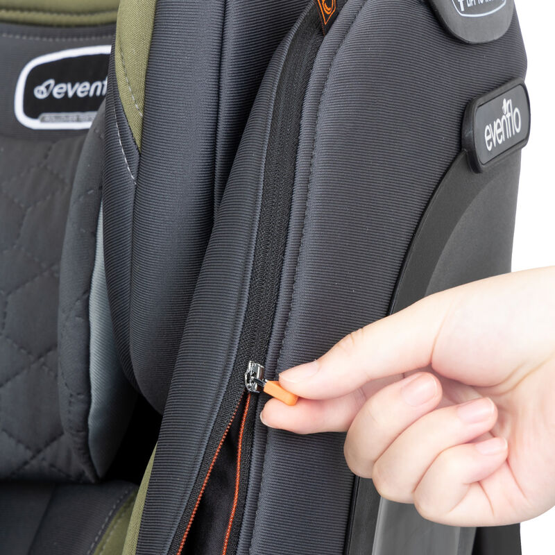 Evenflo Revolve360 Extend All-in-One Rotational Car Seat with Quick Clean Cover - Rockland Green, Rockland Green, hires