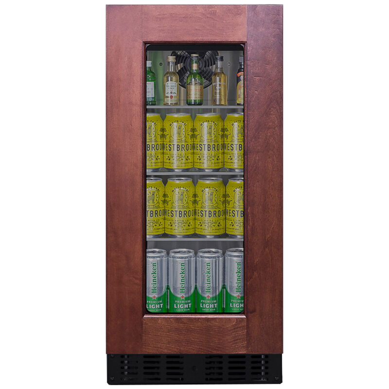 Summit 15 in. Built-In/Freestanding 1.8 cu. ft. Compact Beverage Center with Adjustable Shelves & Digital Control - Custom Panel Ready, , hires