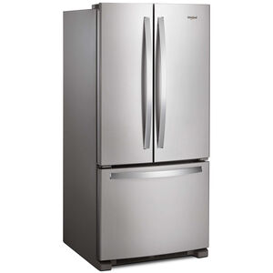 Whirlpool 33 in. 22.1 cu. ft. French Door Refrigerator with Internal Water Dispenser - Fingerprint Resistant Stainless Steel, Fingerprint Resistant Stainless, hires