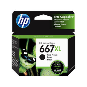 HP 667XL Black Ink Cartridge, , hires