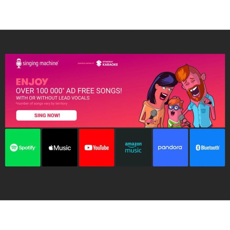 Singing Machine Karaoke Hub 2.0 - Black, , hires