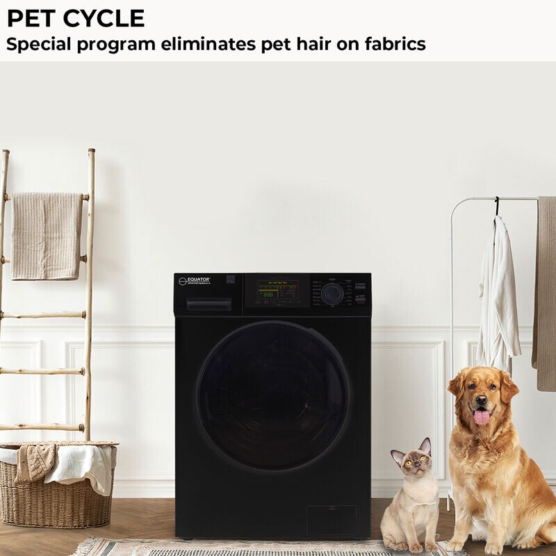Equator 24 in. 1.6 cu. ft. Front Load Washer with Winterize, Allergen, Pet & Sanitize Cycle