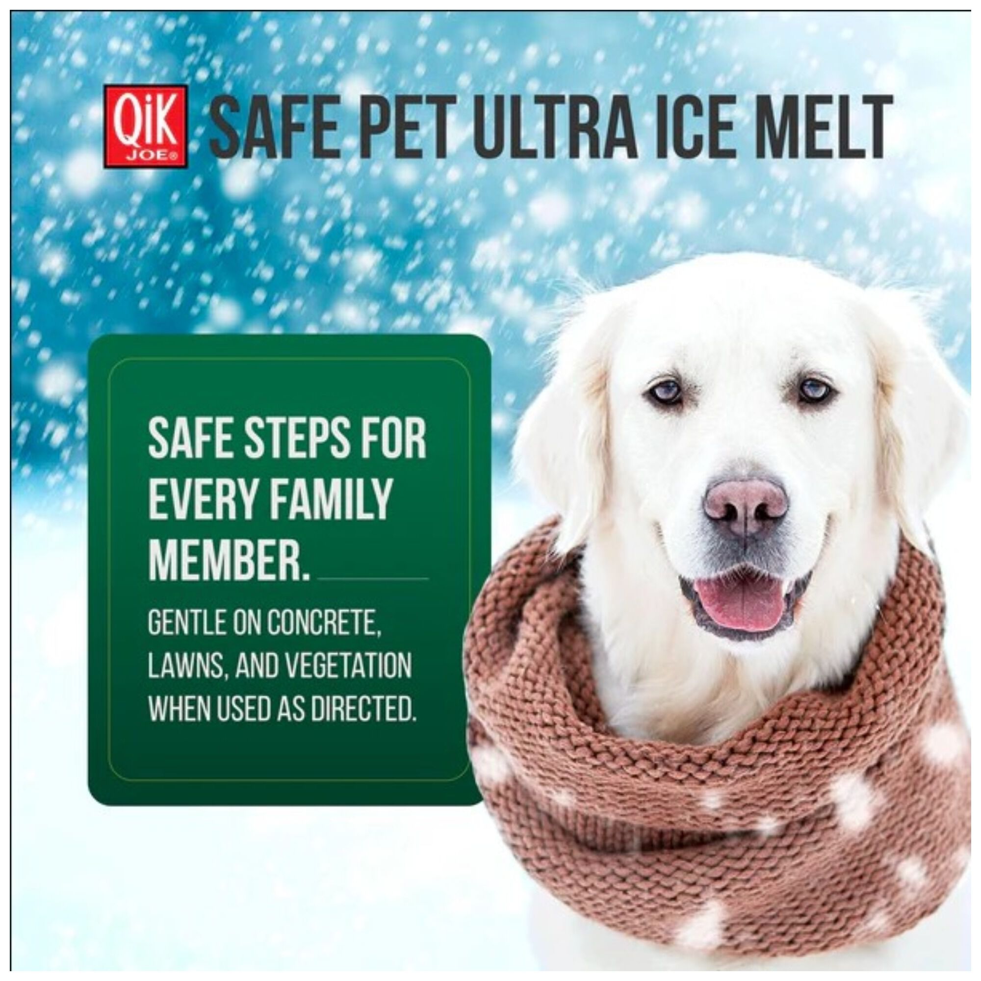 Milazzo QiK JOE Pet Friendly 18lb Bag of Non-toxic Propylene