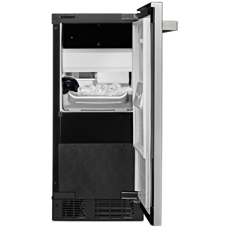 JennAir 15 in. Built-In Ice Maker with 25 Lbs. Ice Storage Capacity, Self-Cleaning Cycle, Clear Ice Technology & Drain Pump- Custom Panel Ready, , hires