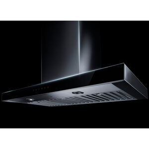 JennAir 36 in. Canopy Pro Style Range Hood with 4 Speed Settings, 550 CFM, Ducted Venting & 2 LED Lights - Stainless Steel, , hires