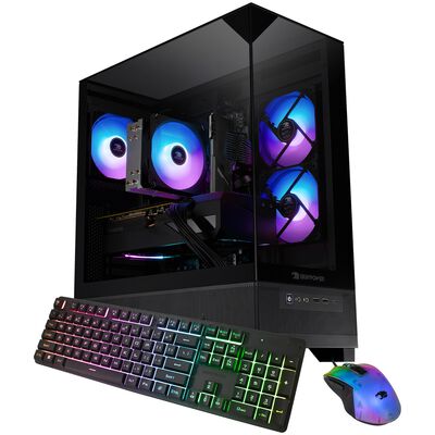 iBUYPOWER Element SE Gaming Desktop with Intel Core i5 14400F, 14th Gen, 10-Core CPU, NVIDIA GeForce RTX 5060, 8GB VRAM GPU, 16 GB RAM, 1 TB SSD & Windows 11 Home - Black | ESI5N5605