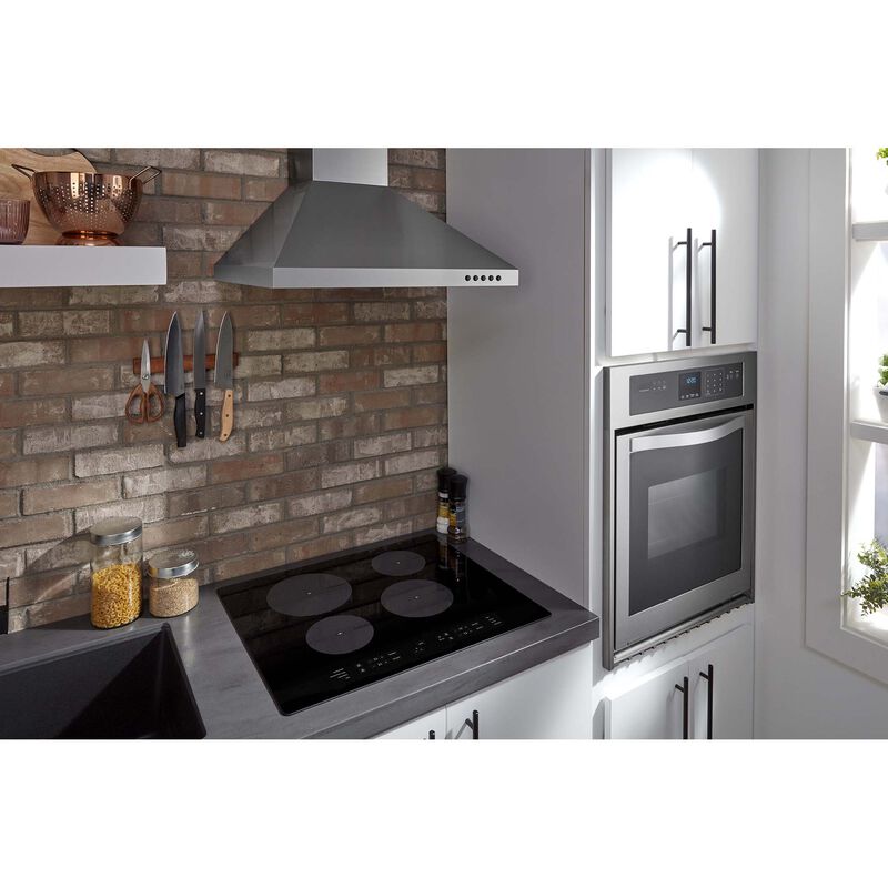 Whirlpool 24 in. Canopy Pro Style Range Hood with 3 Speed Settings, Ducted  Venting u0026 2 Halogen Lights - Stainless Steel | P.C. Richard u0026 Son