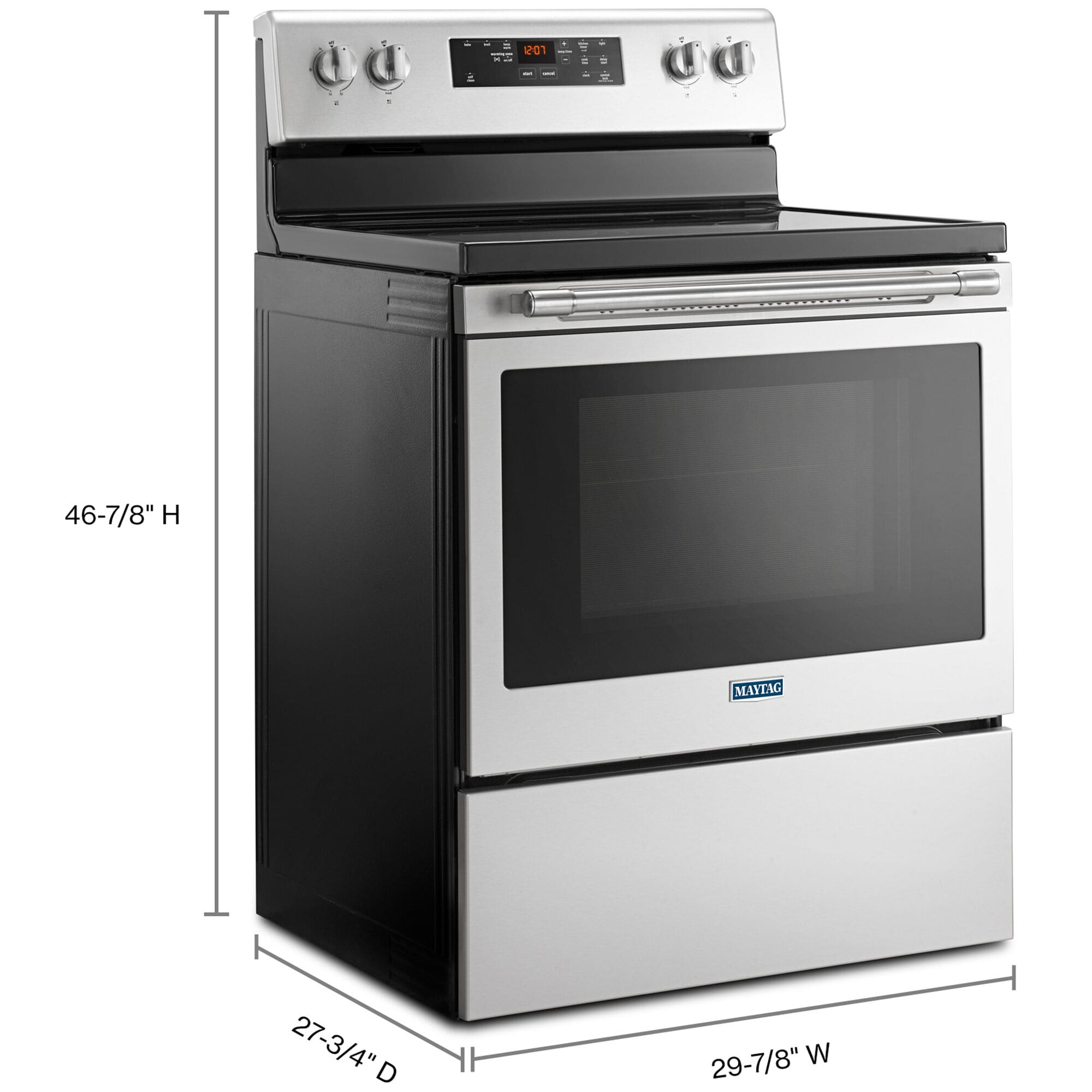 Maytag electric deals stove