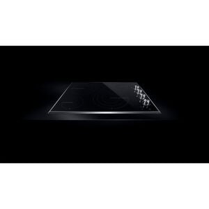 JennAir Lustre Stainless 30 in. 4-Burner Electric Cooktop with Simmer Burner & Power Burner - Stainless Steel, , hires