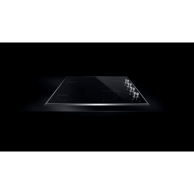 JennAir Lustre Stainless 30 in. 4-Burner Electric Cooktop with Simmer Burner & Power Burner - Stainless Steel, , hires