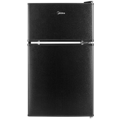 Midea 19 in. 3.1 cu. ft. Mini Fridge with Top Freezer - Black | WHD-113FB1