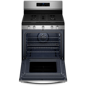 Whirlpool 30 in. 5 cu. ft. Air Fry Standard Convection Gas Range with 5 Sealed Burners - Stainless Steel, , hires