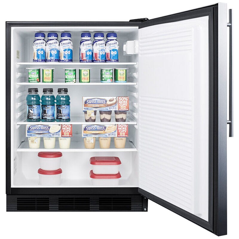 Summit 24 in. 5.5 cu. ft. Undercounter Refrigerator for Medical Use - Stainless Steel, , hires