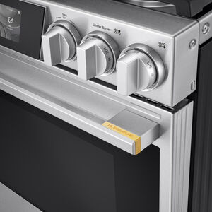 LG Signature 30 in. 6.3 cu. ft. Smart Air-Fry True European Convection Slide-in Gas Range with 5 Sealed Burners & Griddle - PrintProof Stainless Steel, , hires