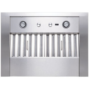 Best UP26 Series 30 in. Ducted Canopy Pro Style Style Range Hood with 2 LED Lights - Stainless Steel, , hires