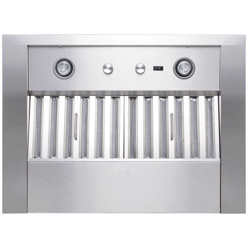 Best UP26 Series 30 in. Ducted Canopy Pro Style Style Range Hood with 2 LED Lights - Stainless Steel, , hires