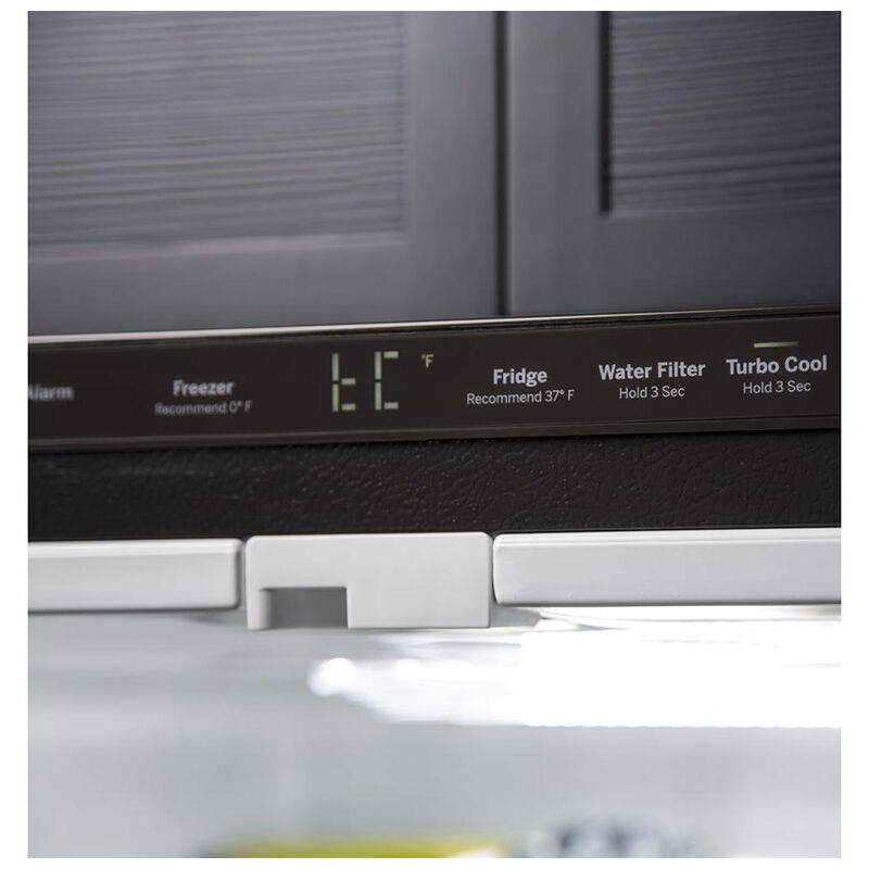 GE 30 in. 21 cu. ft. Bottom Freezer Refrigerator with Ice Maker - White, White, hires
